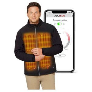 Venture Heat Men's Bluetooth Heated Jacket - Size S (Black)
